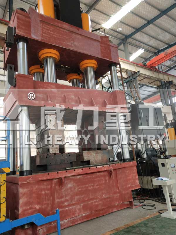 1500噸玻璃鋼垃圾桶模壓成型液壓機(jī)