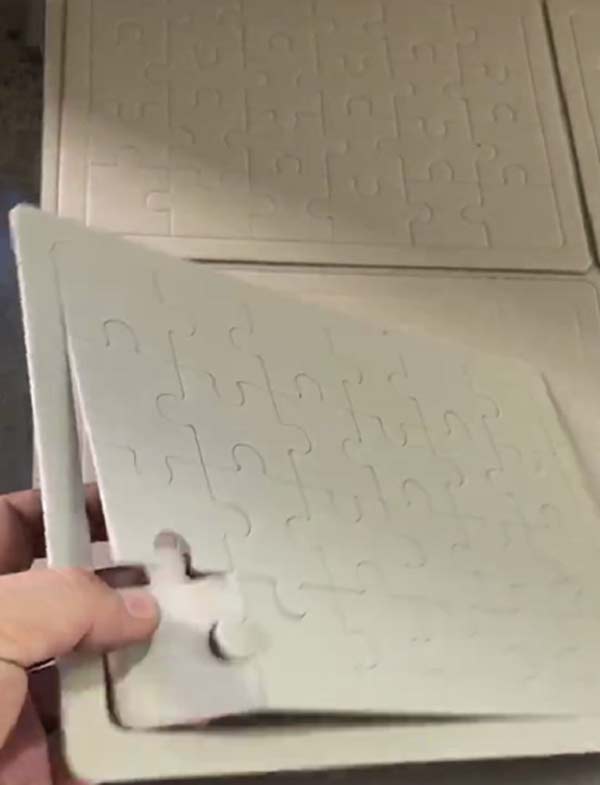 拼圖壓制樣件