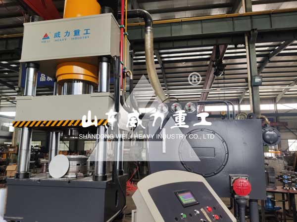 粉末成型液壓機(jī)試壓圖