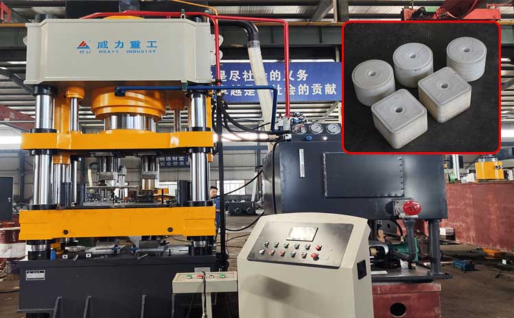 630噸鹽磚機_YW79-630T牛羊舔磚液壓機