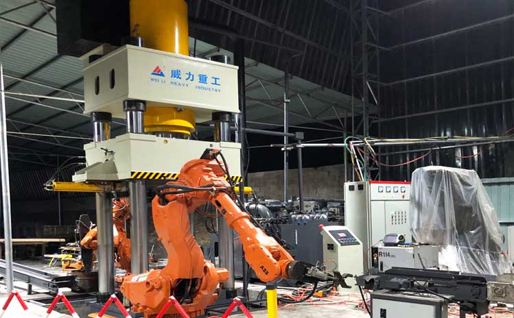 1000噸四柱液壓機(jī)_YW32-1000T三梁四柱油壓機(jī)